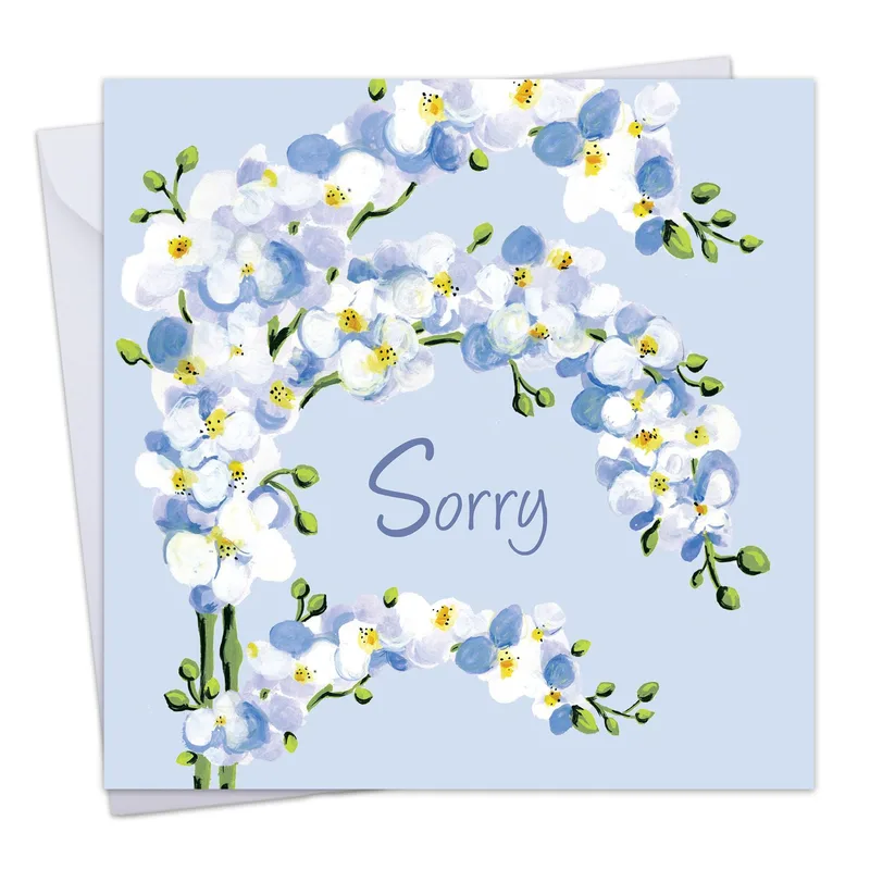 Apology Flowers Card: A Soft Way to Say Sorry