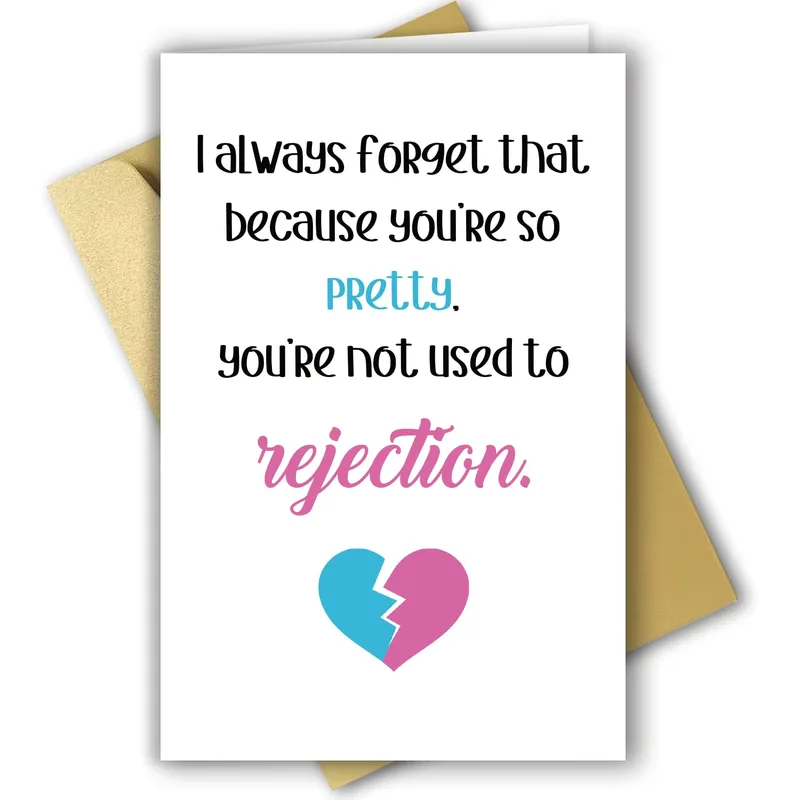 Rejection Joke Card: A Playful Way to Laugh Off a Rough Patch