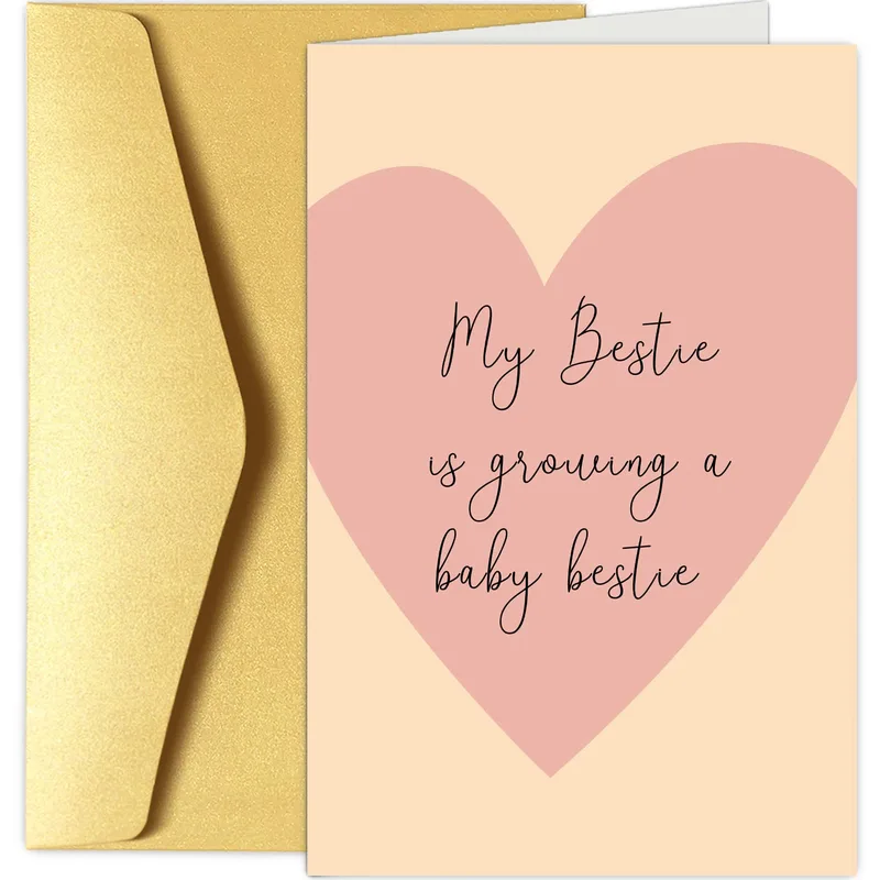 Bestie Pregnancy Card: My Bestie Is Growing a Baby Bestie