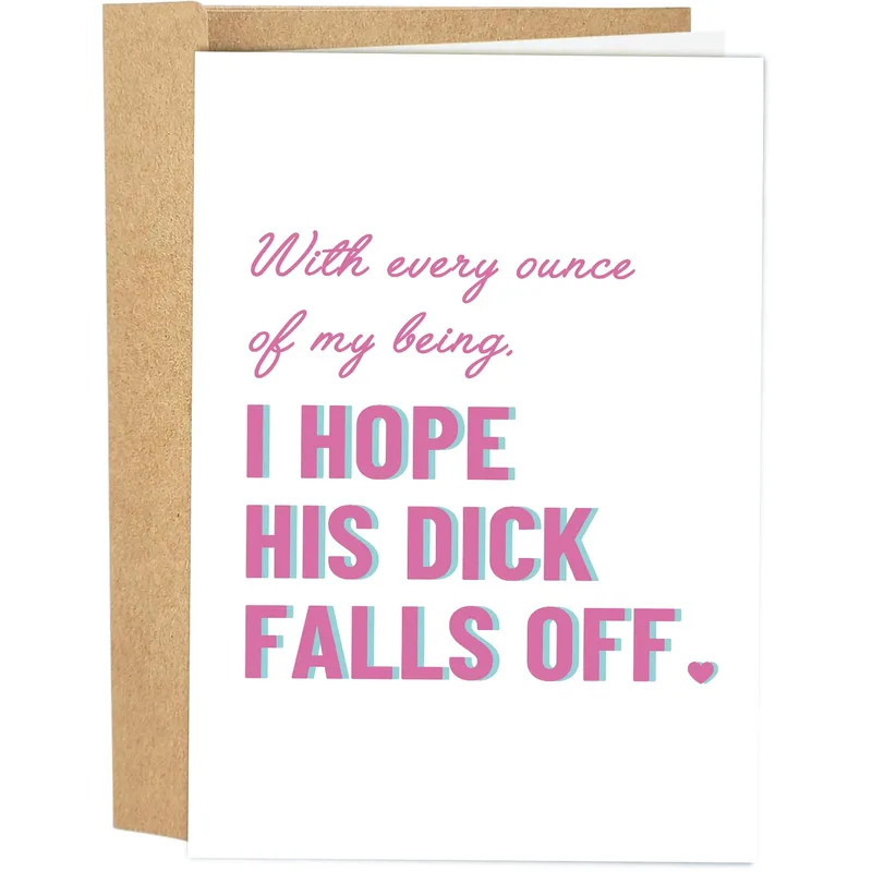 Ex Husband Divorce Card for a Clean Break Moment