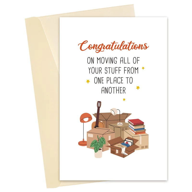 Moving Day Congratulations Card for New Homes