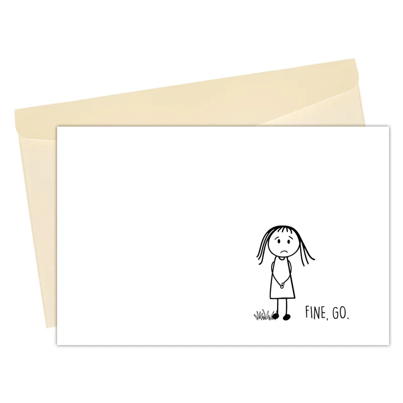 Sulky Goodbye Card for a Coworker Who Is Leaving