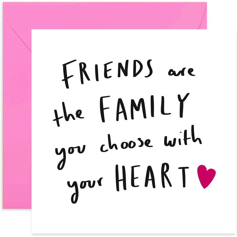Best Friend Family Card: Chosen Family Greeting Card