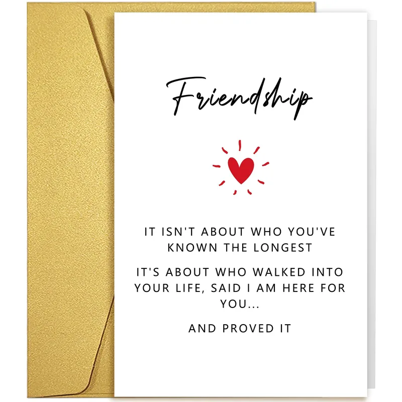 Who Walked into Your Life Card for a Best Friend