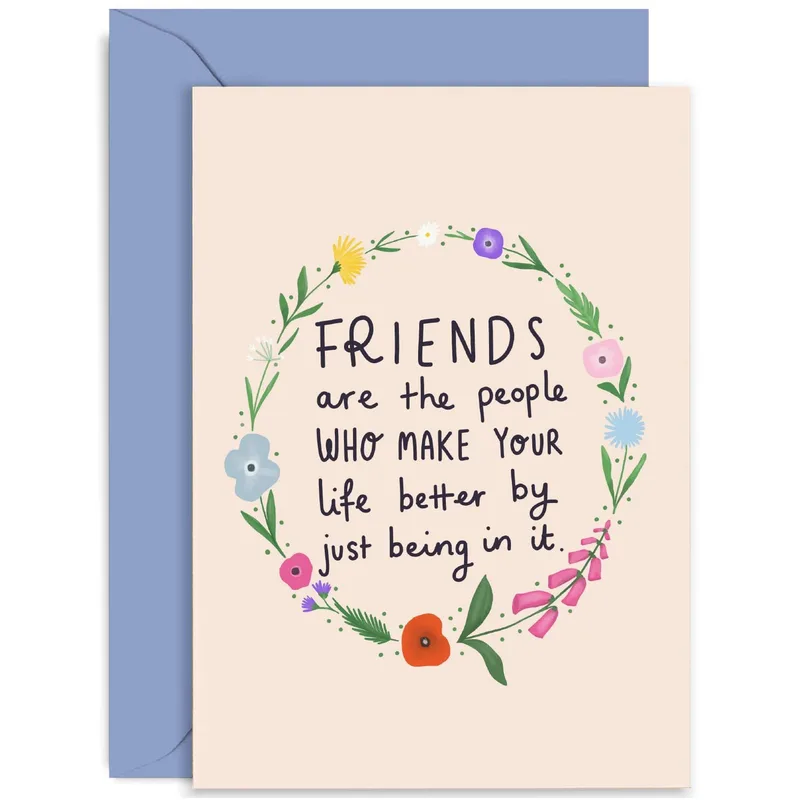 Friendship Quote Card for the Friend Who Lifts You Up
