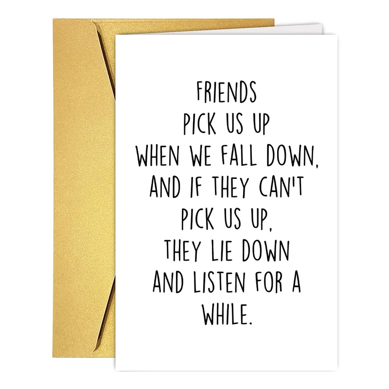 Friends Pick Card: A Funny Friendship Card With a Heart