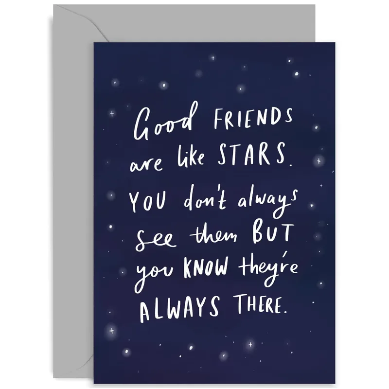 Friendship Stars Card: A Starry Note for Friends