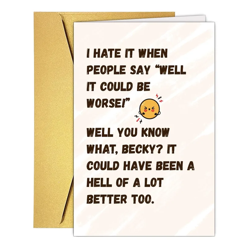 Funny Complaining Friend Card for Your Bestie