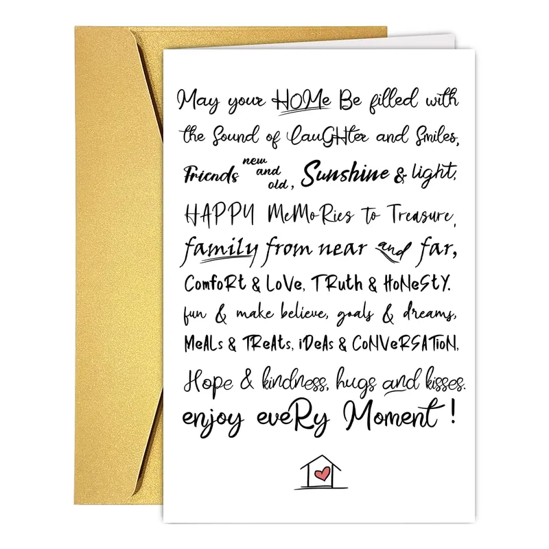 Home Filled with Laughter Card for New Homeowners