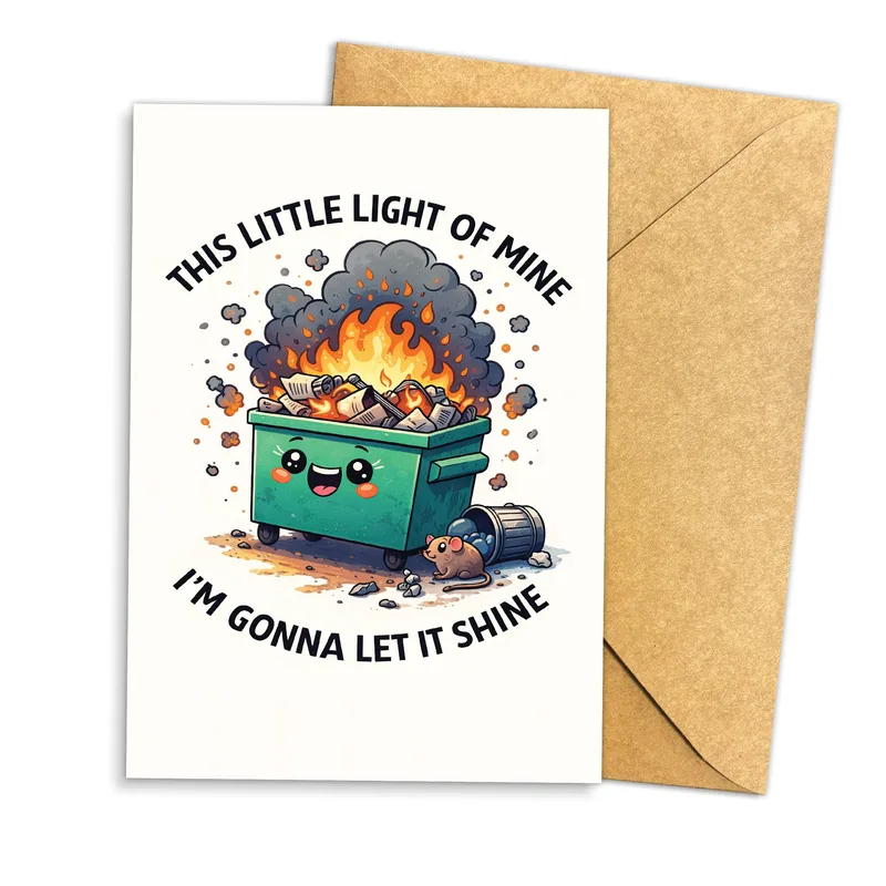 Let It Shine Card for Your Friend Who Lights Up