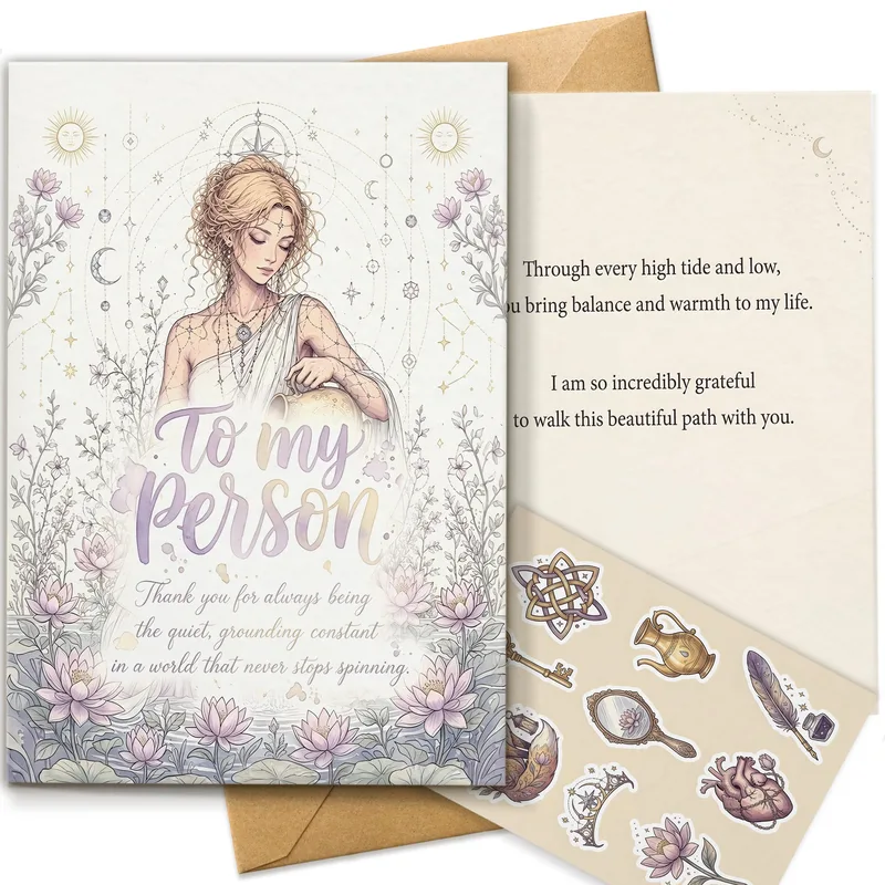 Grounding Friend Card: A Bohemian Goddess Thank You