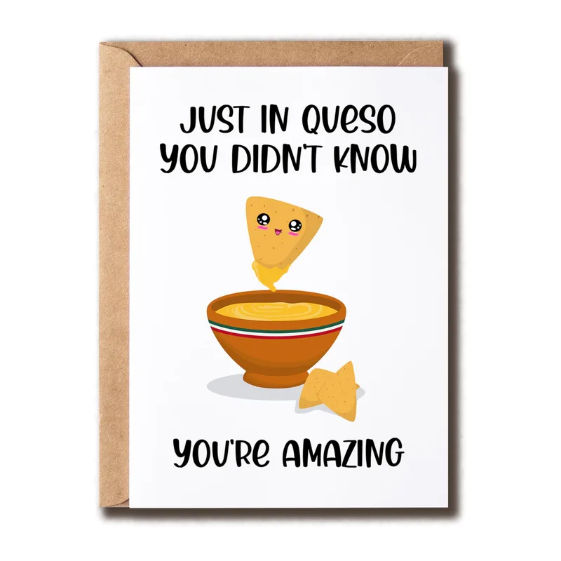 Nacho Friend Card: A Cheesy Pun for Your Bestie