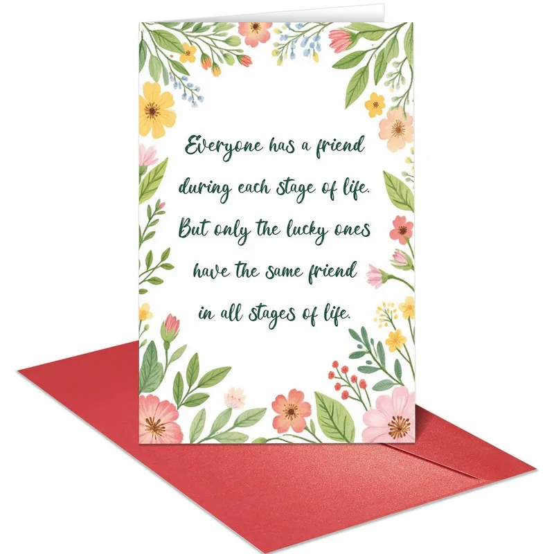 Best Friend Forever Card for Someone Who Has Been There Always