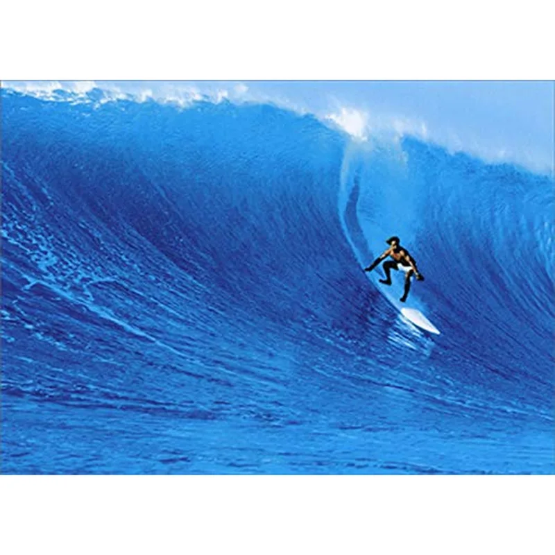 Surfing Wave Photo Friendship Card for Ocean Lovers