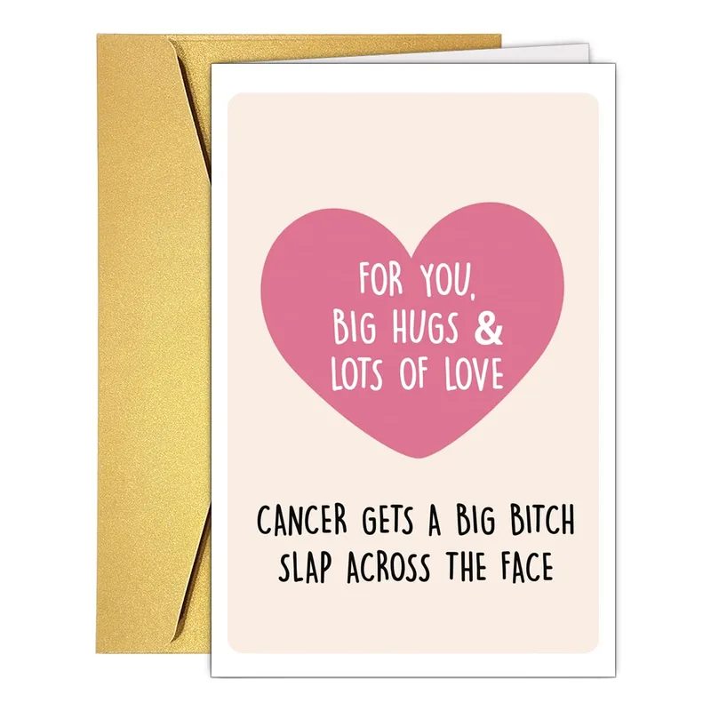 Cancer Fighter Support Card: A Sweet Heart With a Blunt Punch