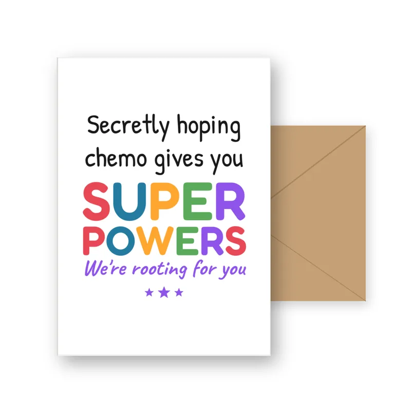 Chemo Superpowers Card for a Friend in Treatment