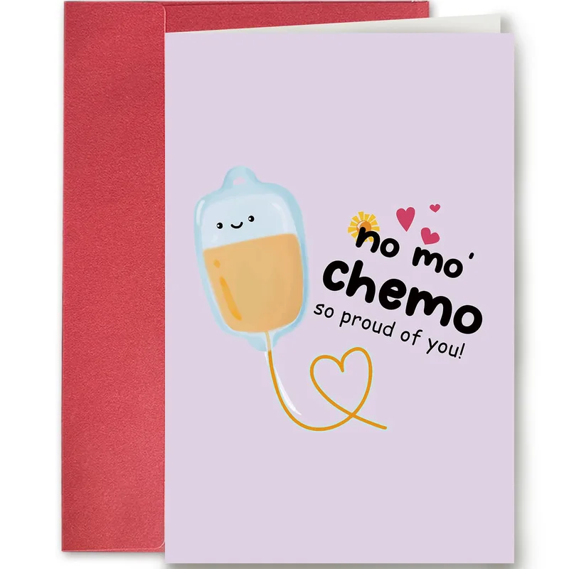 No Mo Chemo Card: A Cheerful Cheer-Up for Recovery