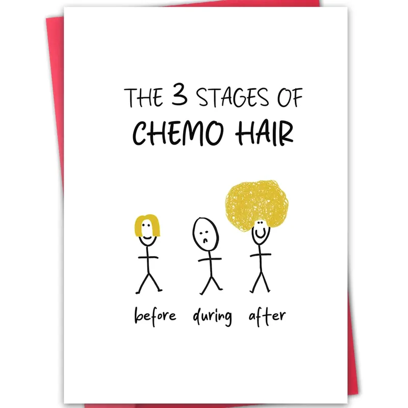 Chemo Hair Card for A Friend in Treatment