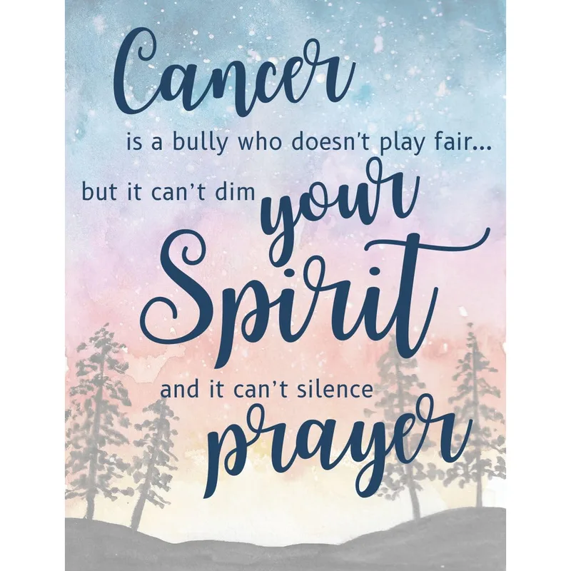 Cancer Fighter Encouragement Card: Your Spirit Stays Bright