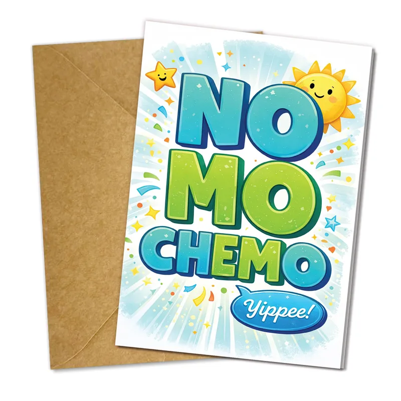 No More Chemo Card: A Bright Celebration for Survivors
