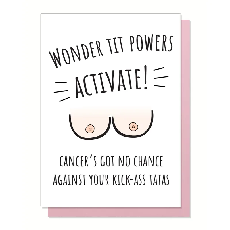 Wonder Tit Powers Activate Card for a Brave Friend