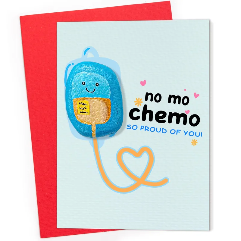 No mo Chemo So Proud Card for Someone Finishing Treatment