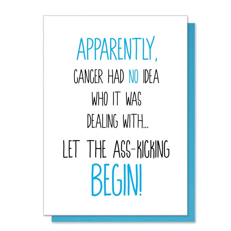 Chemo Strong Card: A Cheeky Send-Off for the Fight Ahead