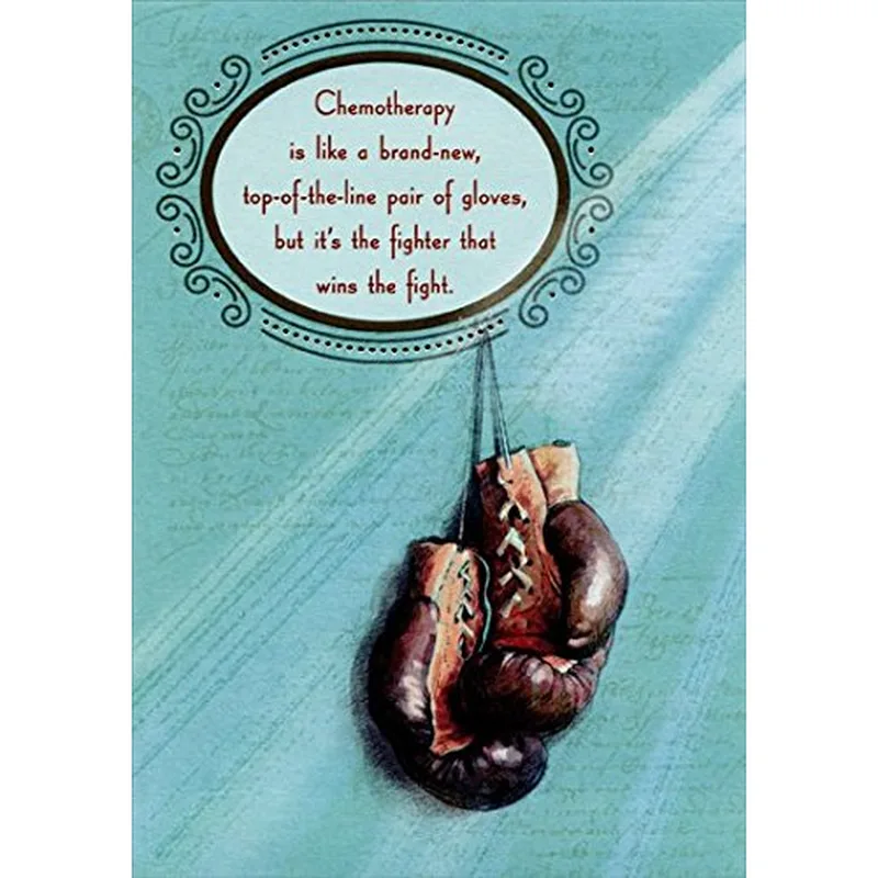 Chemotherapy Fighter Card – Greeting Card in natural