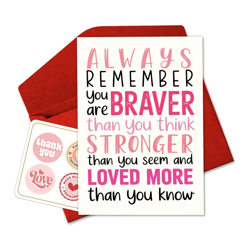 Braver Than You Think Card for a Brave Heart