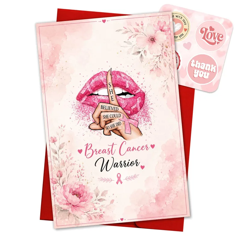 She Believed She Could Card for Breast Cancer Warriors