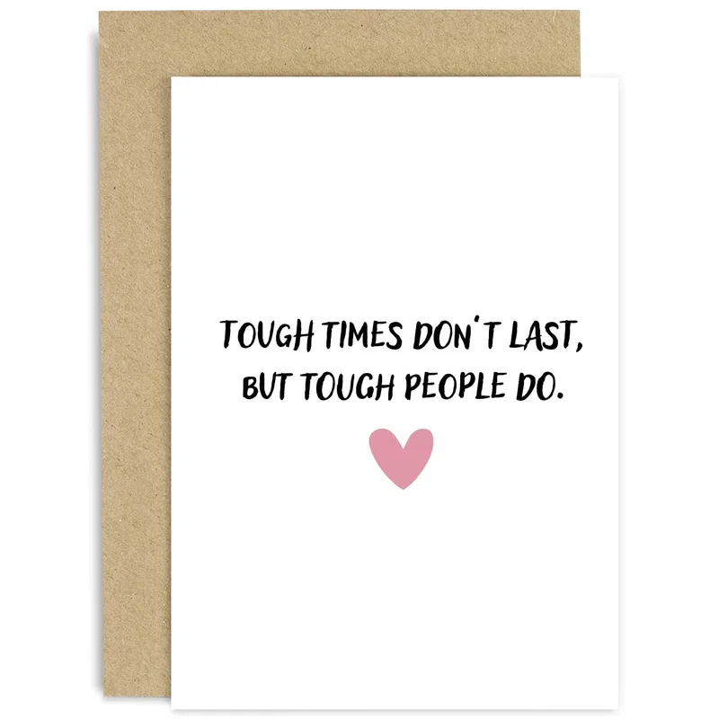 Tough Times Don't Last Card for Cancer Support