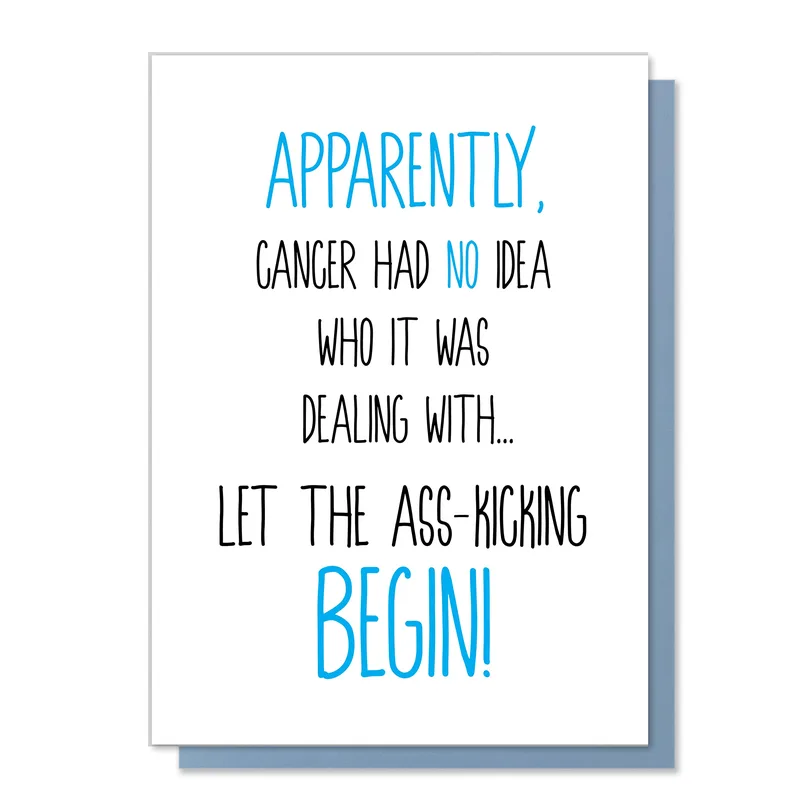 Apparently Cancer Had No Idea Card for a Fighter