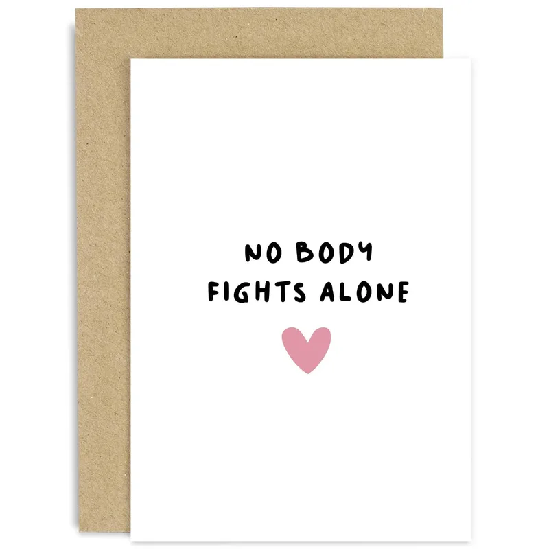 Fighting Together Card for Cancer Support and Encouragement