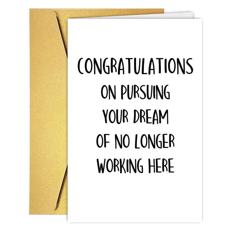 Funny Farewell Card for a Coworker Who Is Leaving