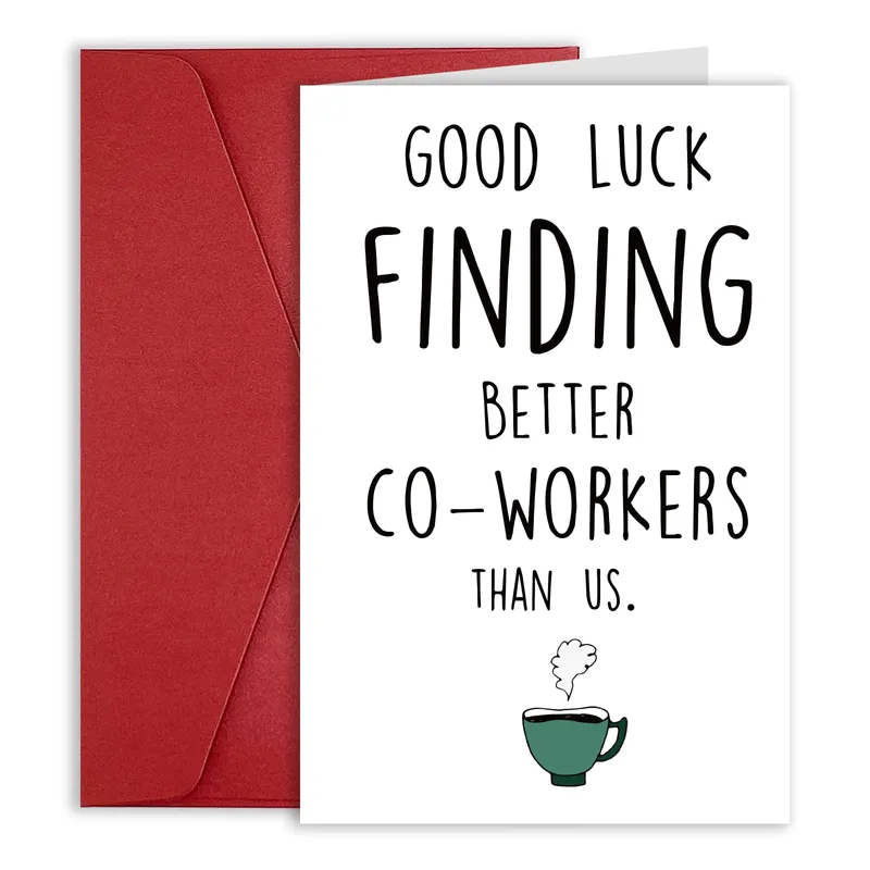 Good Luck Leaving Card for a Coworker Who Is Moving On