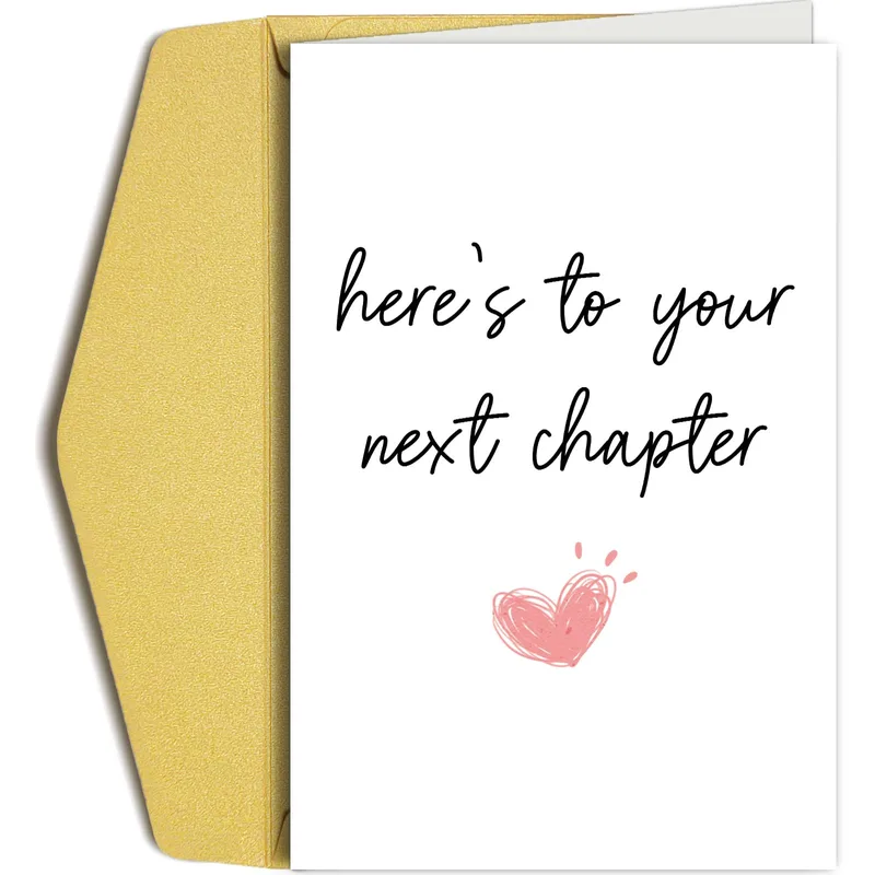New Beginning Card: a warm note for your next chapter