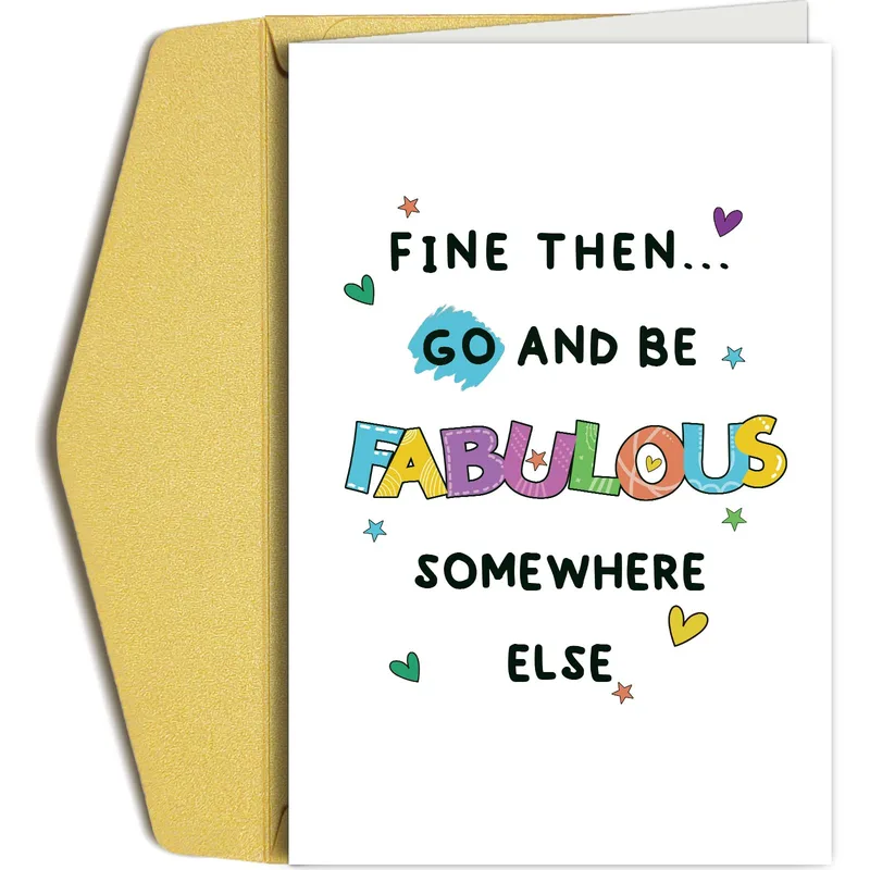 Fabulous Farewell Card for a Coworker Who Is Moving On