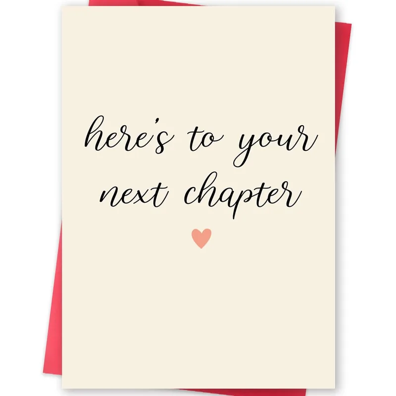 Good Luck New Job Card: Here's to Your Next Chapter