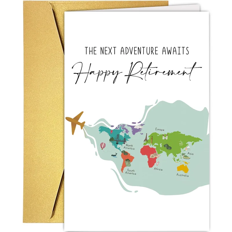 Retired Traveler Card: The Next Adventure Awaits