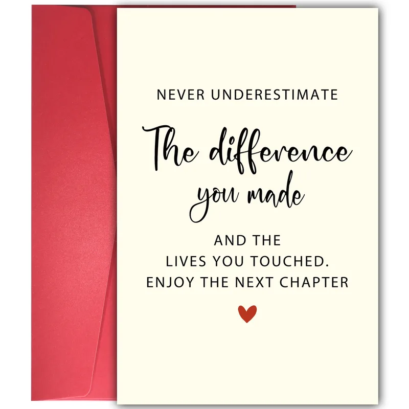 Never Underestimate Card for a Coworker Who Is Moving On
