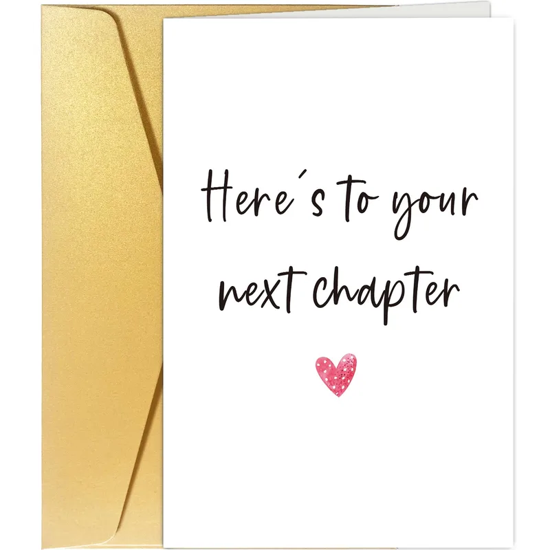 Here's to your next Card for a coworker starting fresh