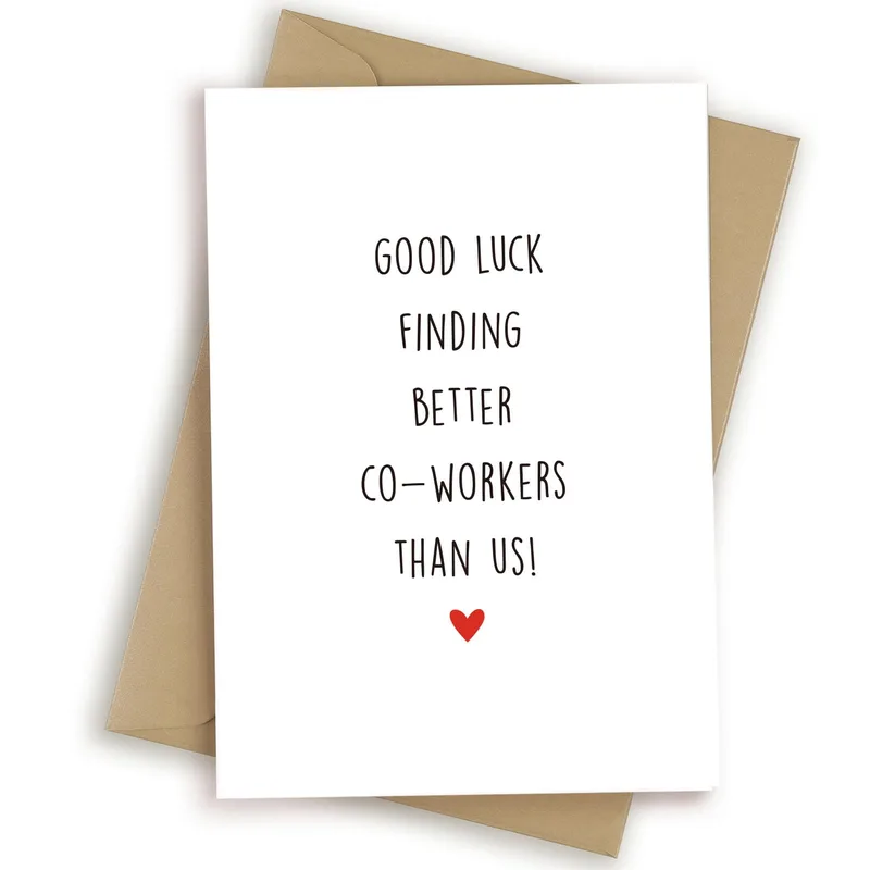 Good Luck Finding Card for a Coworker Who Is Moving On