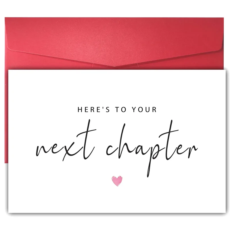 Good Luck Next Chapter Card for Your Coworker