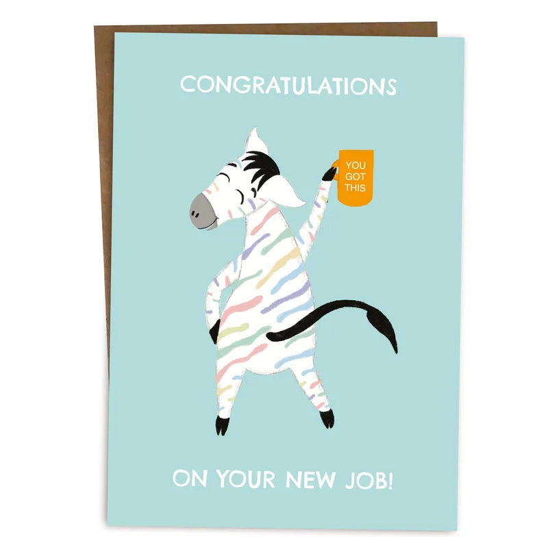 Zebra New Job Card for a Fresh Start at Work