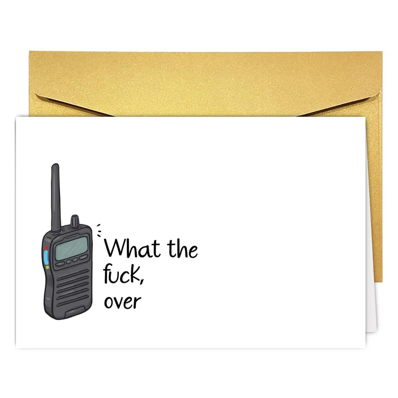 Walkie Talkie Card: A Snarky Radio Call for Anyone Who Needs One