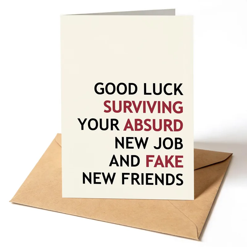 Survive New Job Card: Good Luck With Absurd Coworkers