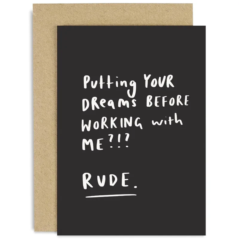 Chasing Dreams Card for a Coworker Leaving the Team