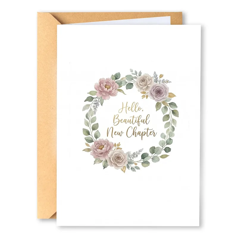 Congratulations New Beginning Card for a Fresh Start