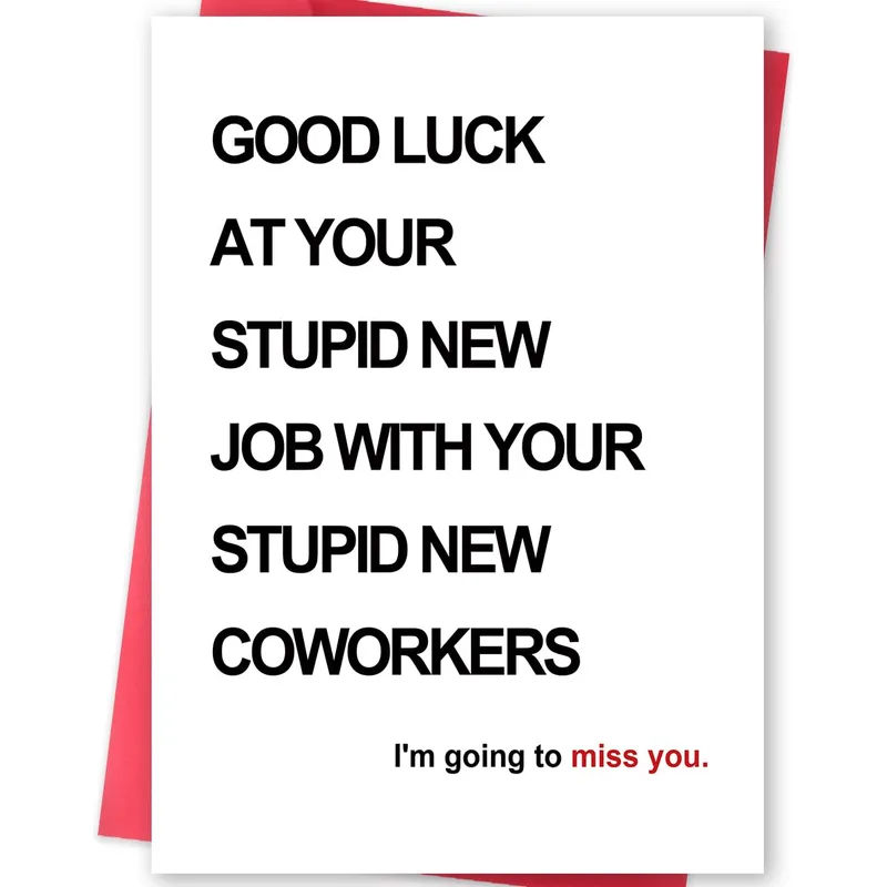 Good Luck Coworkers Card for a Friend Starting a New Job
