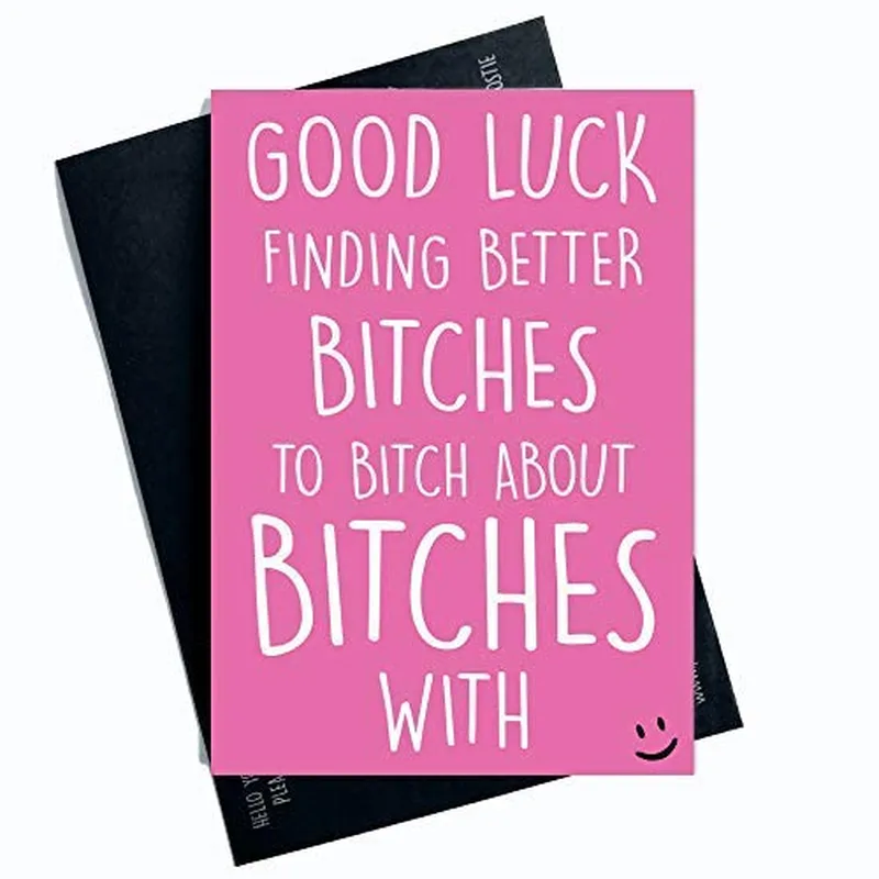 Friendship Breakup Card